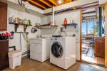 Laundry available on site, in garage, through master bedroom. Please note, no parking in garage.